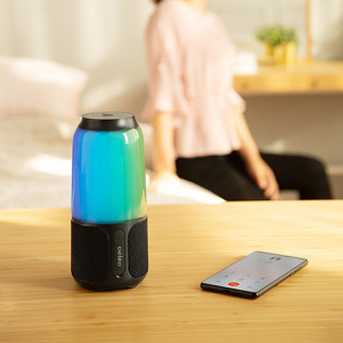 Velev V03 Colorful Lighting Speaker Black